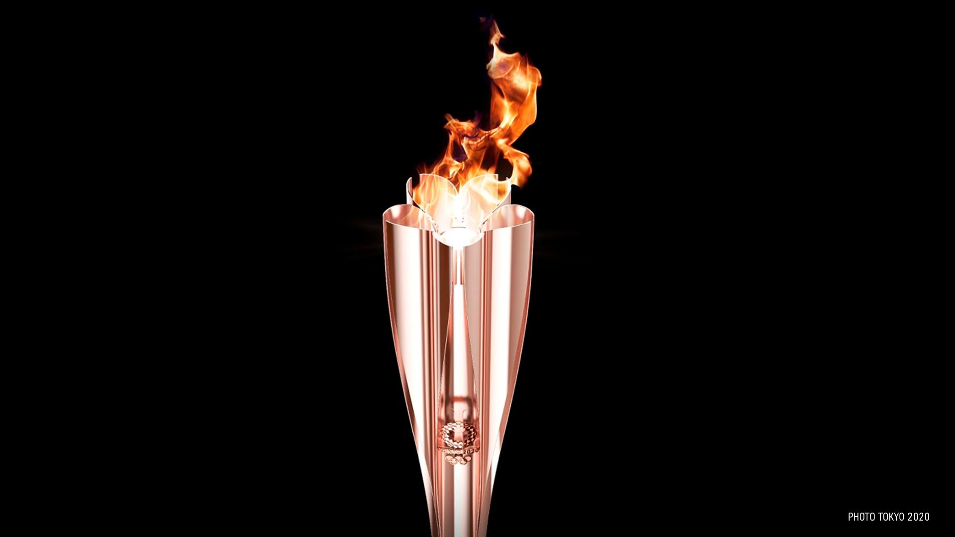 La flamme olympique des Jeux de Tokyo 2020