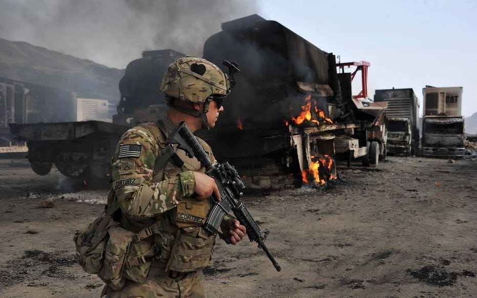 Un membre de l'armée américaine en Afghanistan © AFP