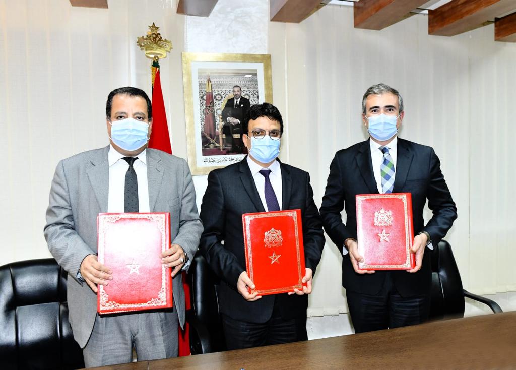 Signature de la convention de partenariat entre Alsa Transport Maroc et la province de Rhamna © DR