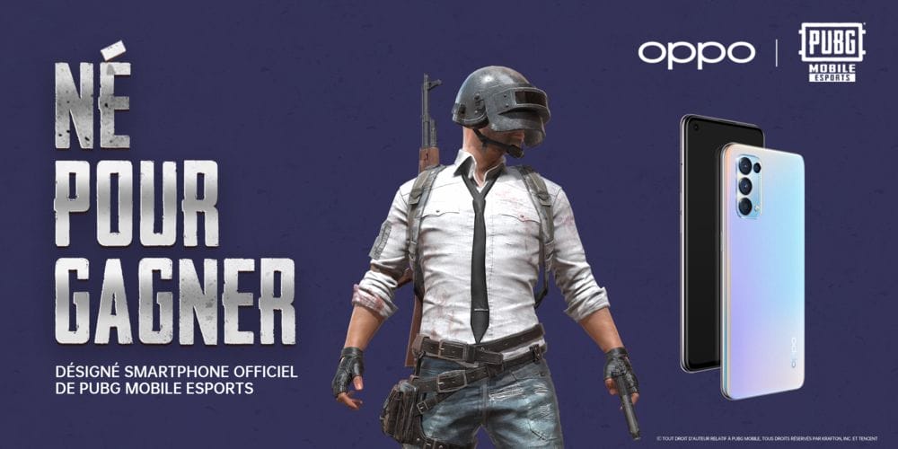 Partenariat OPPO et PUBG MOBILE Esports © OPPO