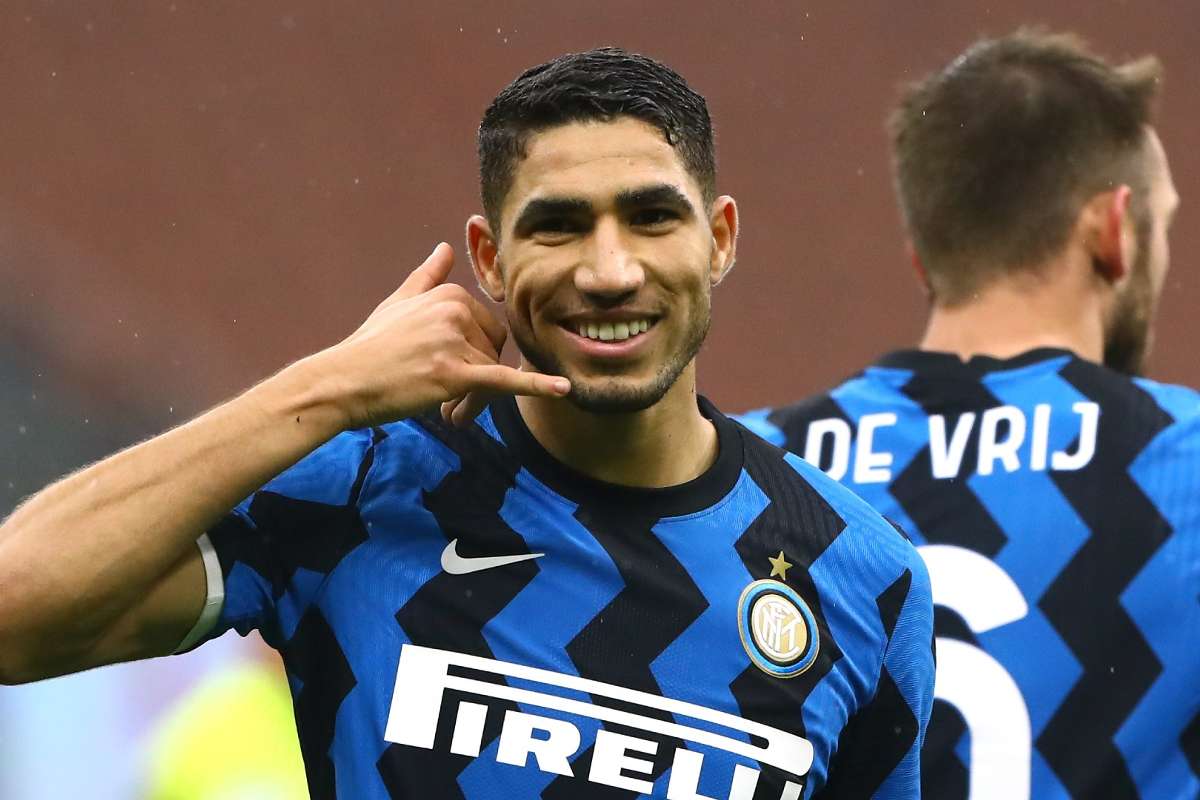 Achraf Hakimi, latéral droit de l'Inter Milan © DR