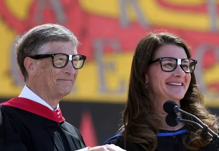 Bill Gates et sa femme Melinda annoncent leur divorce 2 Bill et Melinda Gates à Stanford, en juin 2014 © Getty Images