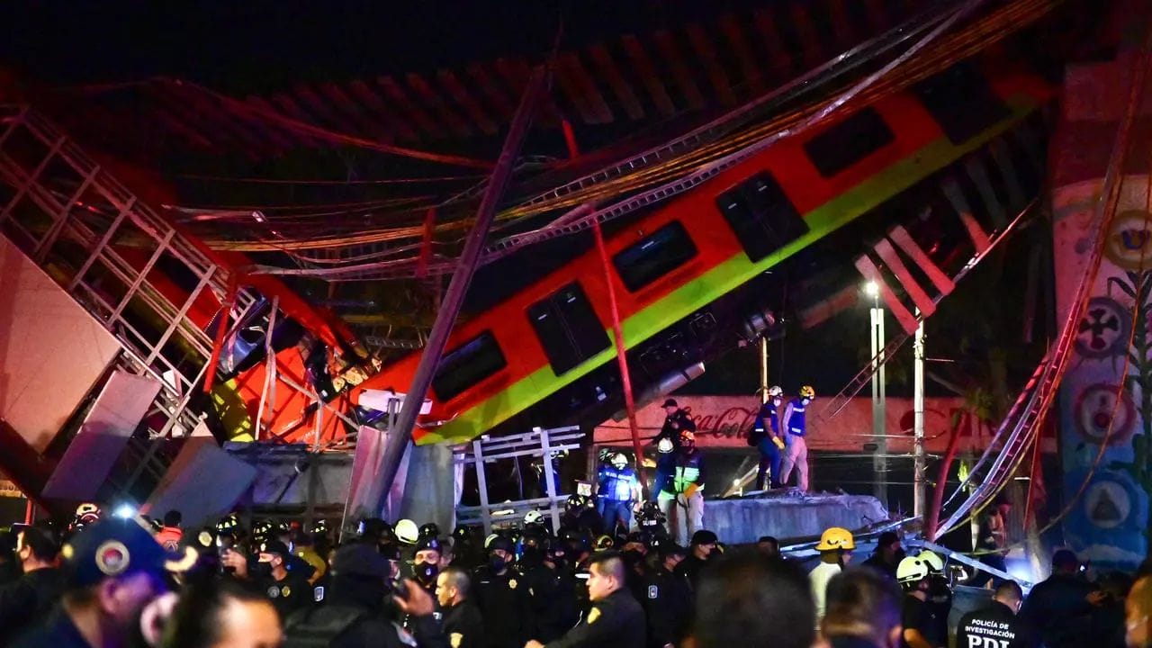 Mexique : 15 morts dans l’effondrement d’un métro