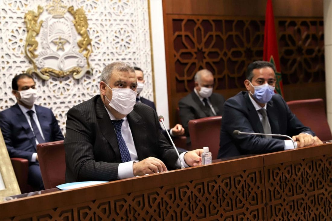 Abdelouafi Laftit, ministre de l'Intérieur au Parlement © DR