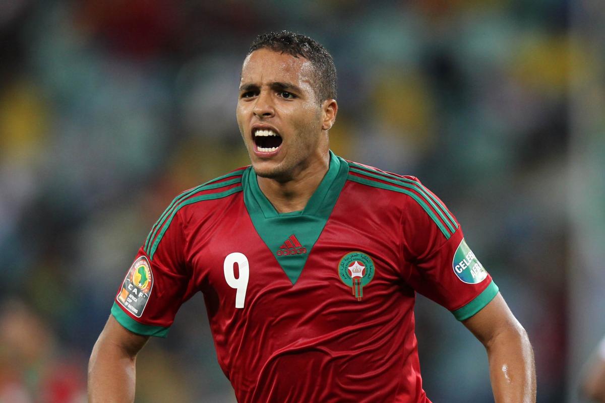 Le footballeur international marocain Youssef El-Arabi © Anesh Debiky/Gallo/Presse Sports