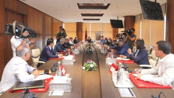 La crise politique Maroc-Espagne a été au centre d'une réunion du Chef du gouvernement avec les secrétaires généraux des partis politiques, le 27 mai © DR