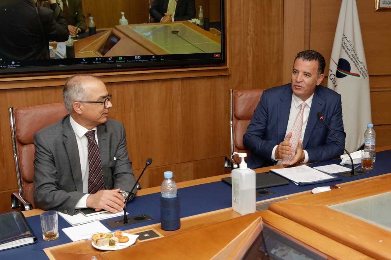 img5 Chakib Benmoussa ce jeudi matin en compagnie du président de la CGEM, Chakib El Alj ©DR