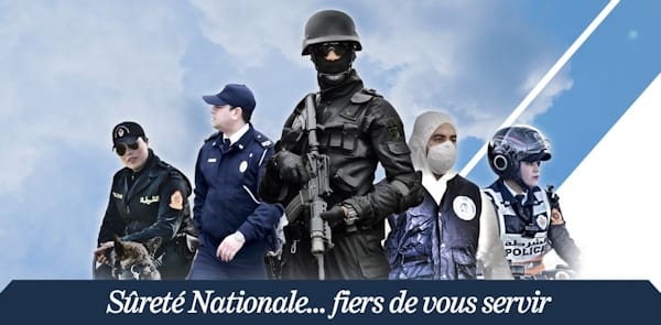 Affiche du compte officiel de la DGSN