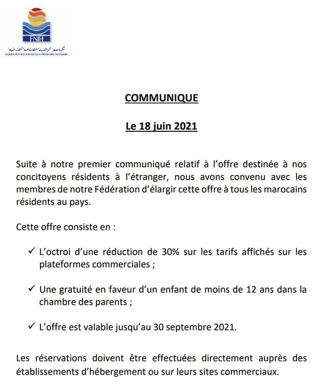 Marhaba 2021 : le récap des offres exceptionnelles 1 Offres