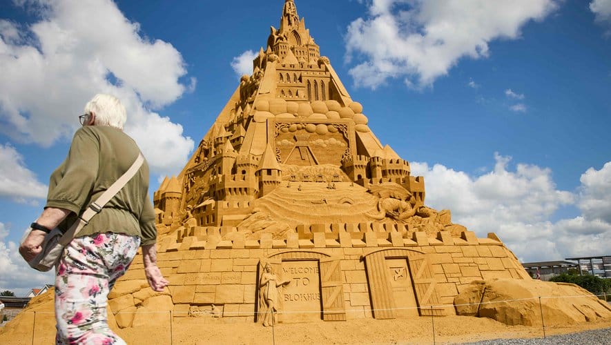 Voici le plus haut château de sable du monde 2 Le plus haut château de sable du monde a été construit au Danemark © Ritzau Scanpix