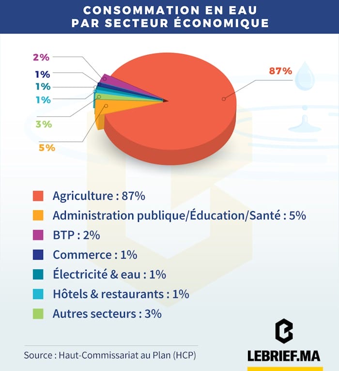 Gestion de l'eau : l’heure de vérité a sonné 5 Secteurs consommateurs d'eau