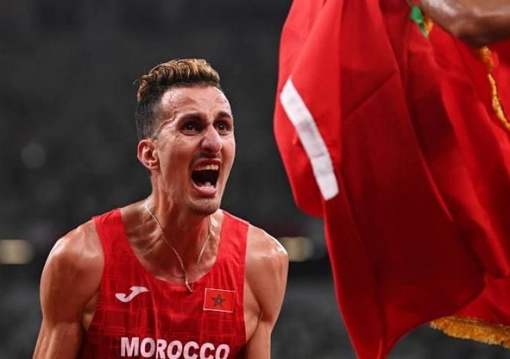 Sofiane El Bakkali remporte l'OR aux J.O © DR