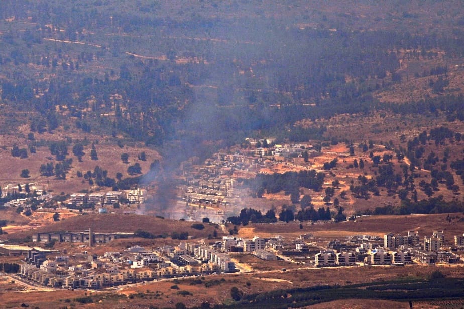 Deux projectiles sont tombés en Israël et le troisième n’a pas traversé la frontière © AFP