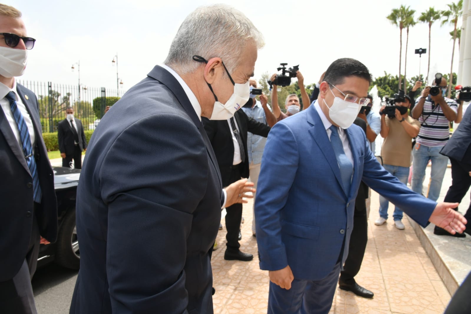 lapid_bourita Maroc-Israël : la visite historique de Yaïr Lapid consolide les liens entre les deux pays