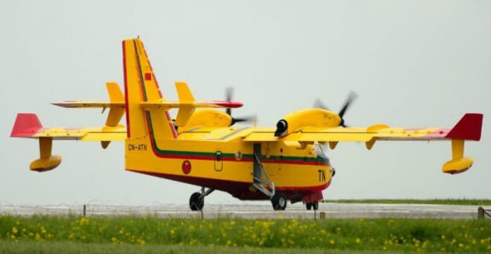 Incendies : le Maroc propose son aide à l'Algérie (officiel) 2 Un Canadair marocain © DR