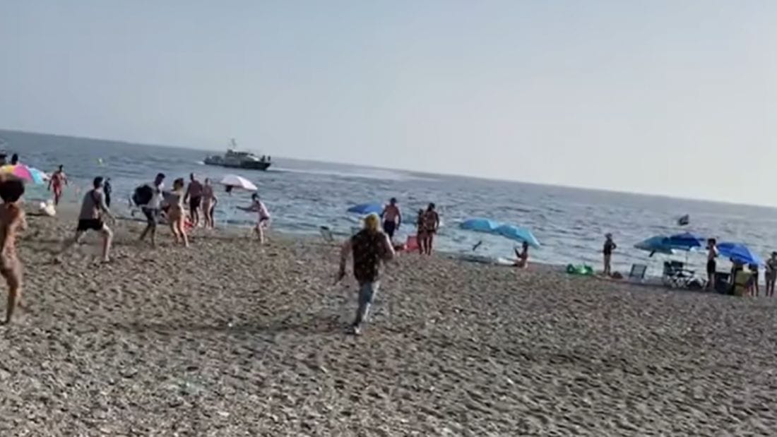 Espagne : des vacanciers arrêtent des trafiquants de drogue 2 Capture d’écran © Twitter