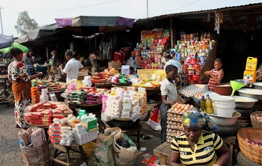 Marché en Afrique