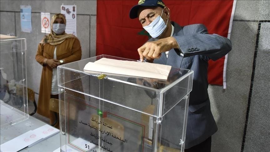 Un bureau de vote au Maroc ce mercredi 8 septembre 2021