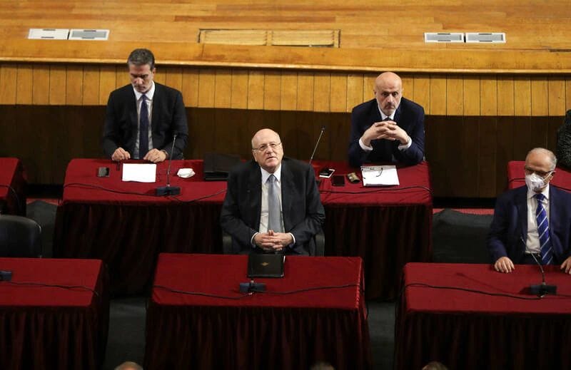 row2kkutarf3xjam22wnabe67m Najib Mikati, Premier ministre du Liban, lors de son vote de confirmation à Beyrouth, le 20 septembre © Reuters