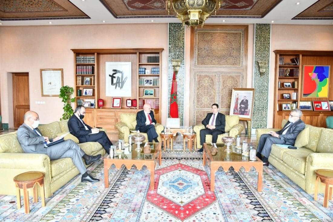 Sahara : l’engagement du Maroc et les réticences de l’Algérie 2 Nasser Bourita a reçu, aujourd'hui à Rabat, le Représentant spécial du Secrétaire Général des Nations Unies pour le Sahara et chef de la MINURSO, M. Alexander Ivanko