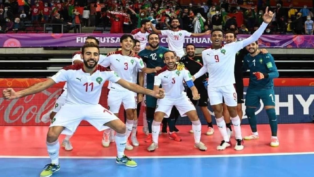 Coupe du monde de futsal : le Maroc qualifié en quarts de finale 2 La sélection marocaine de futsal © DR