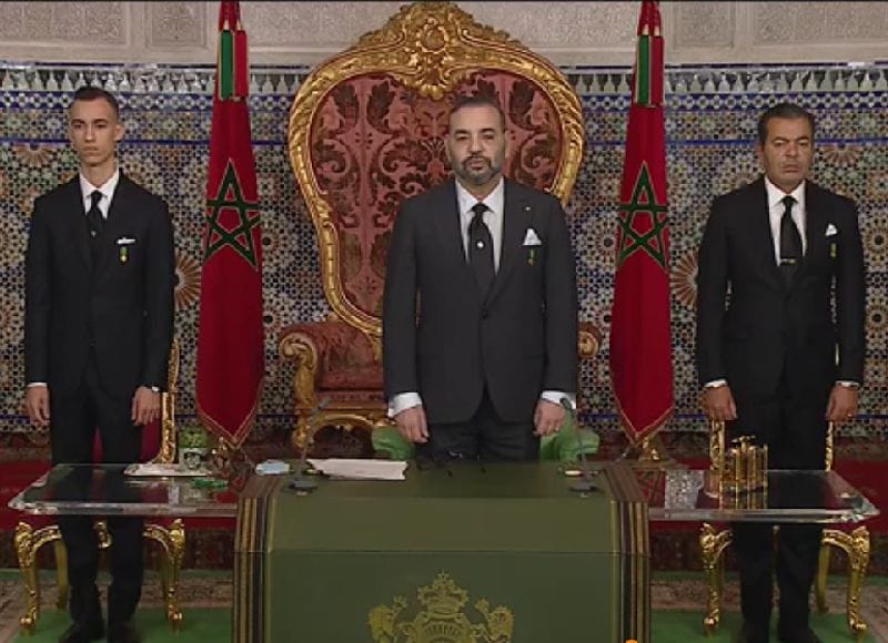 trone Discours royal