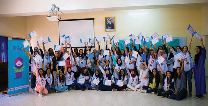 Programme DigiGirlz : 450 jeunes marocaines bénéficiaires de l’édition 2021