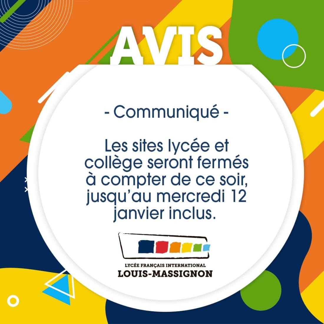 Covid-19 : le Lycée Louis-Massignon adopte l’enseignement à distance 