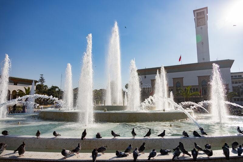 Place Mohammed V à Casablanca