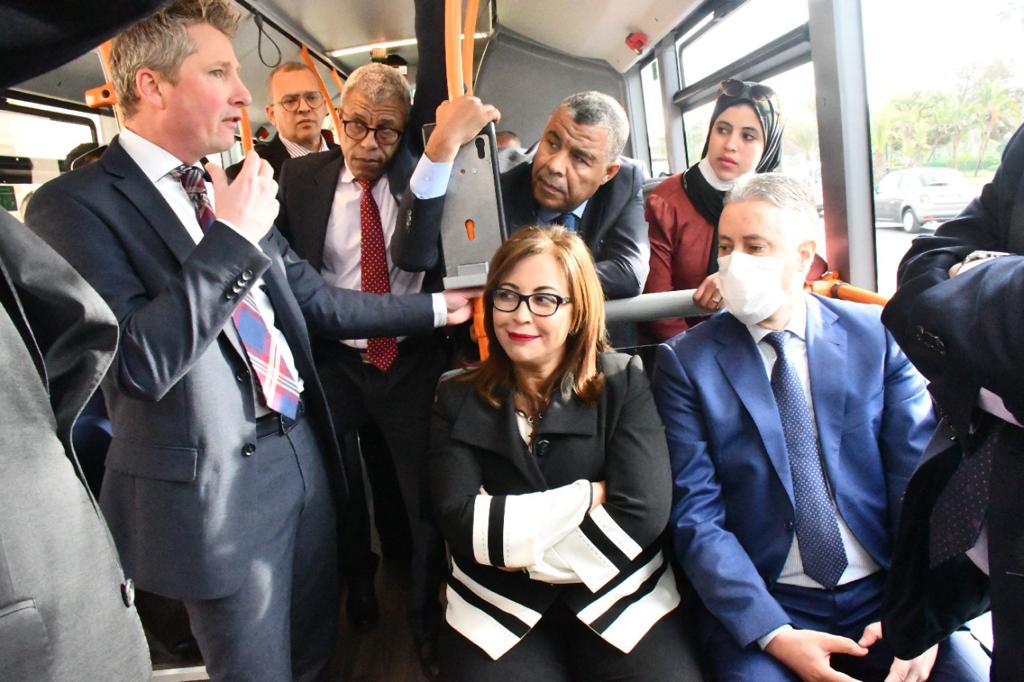 Rabat : le bus électrique en test pour 4 semaines 