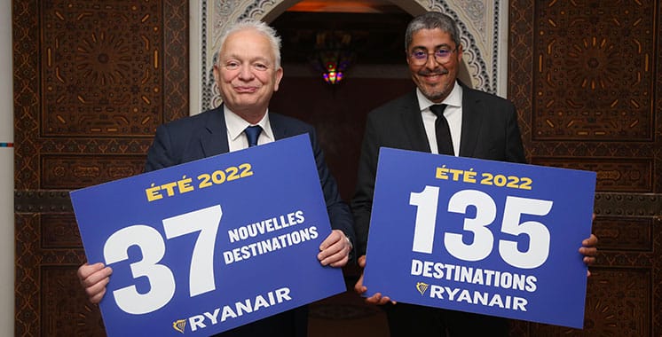 ONMT-Ryanair : signature d'un partenariat stratégique 2 Partenariat ONMT-Ryanair