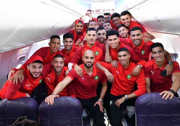 Maroc-RDC : les Lions de l'Atlas sont arrivés à Kinshasa 2 Maroc-RDC : les Lions de l’Atlas sont arrivés à Kinshasa