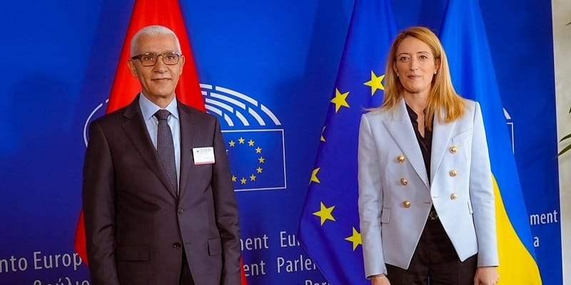 Coopération : entretien de Talbi El Alami avec la présidente du Parlement européen