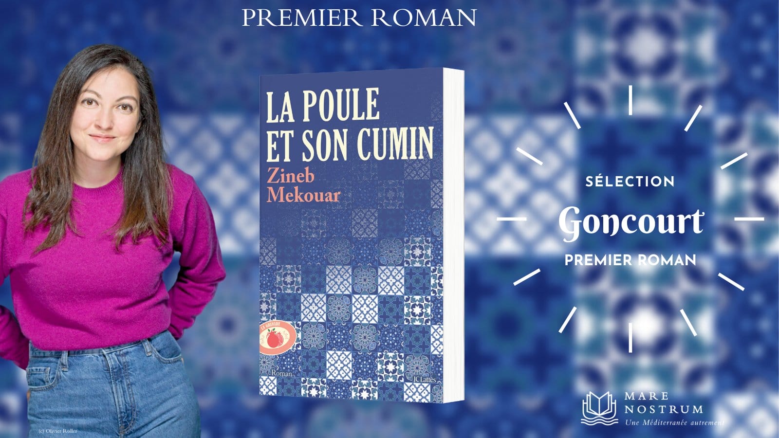 Zineb Mekouar, finaliste du prix Goncourt 