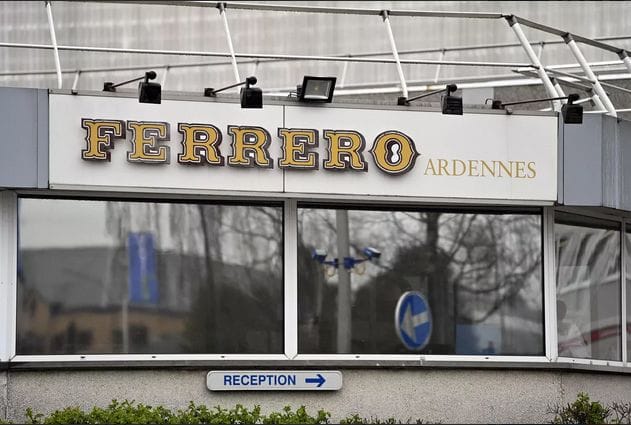 L'usine Ferrero d'Arlon, ce 8 avril © ERIC LALMAND / AFP