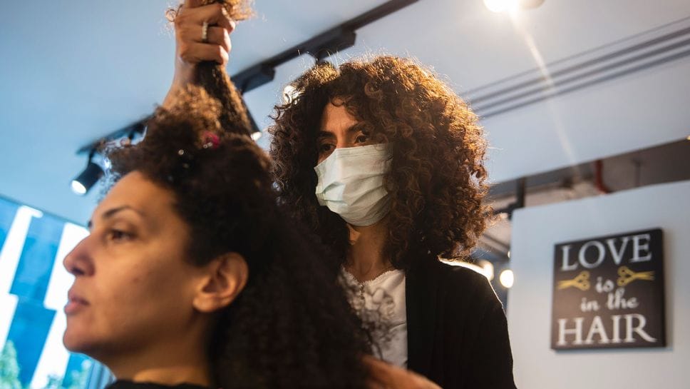 Au Caire, la liberté même des cheveux