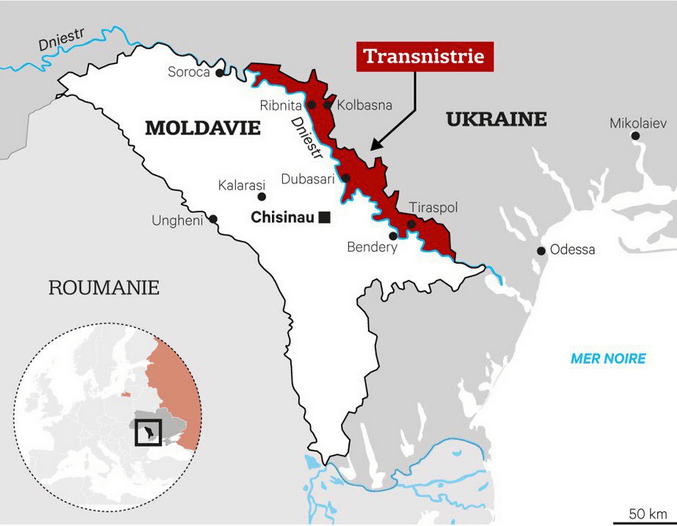 Transnistrie, cette région sépartiste frontalière de l’Ukraine