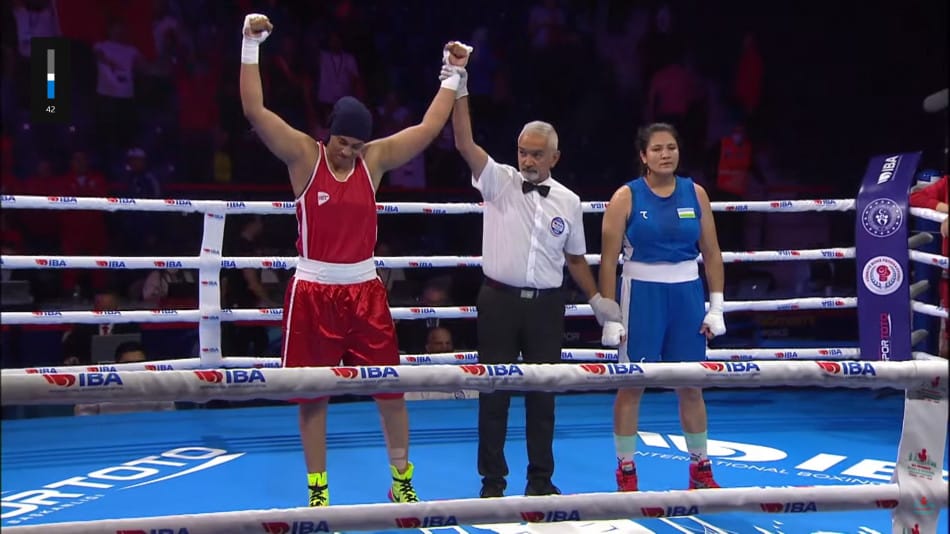 Boxe : Khadija El Mardi qualifiée pour la finale du championnat du monde © DR