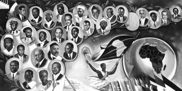 Fresque des 32 chefs d’État africains