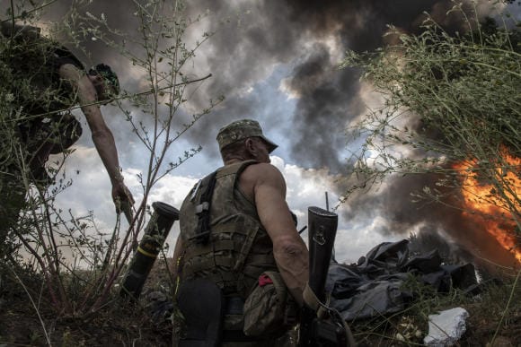 bombardements-donetsk-ukraine-russie L’oblast de Donetsk en première ligne du conflit, Kiev appelle les civils à évacuer