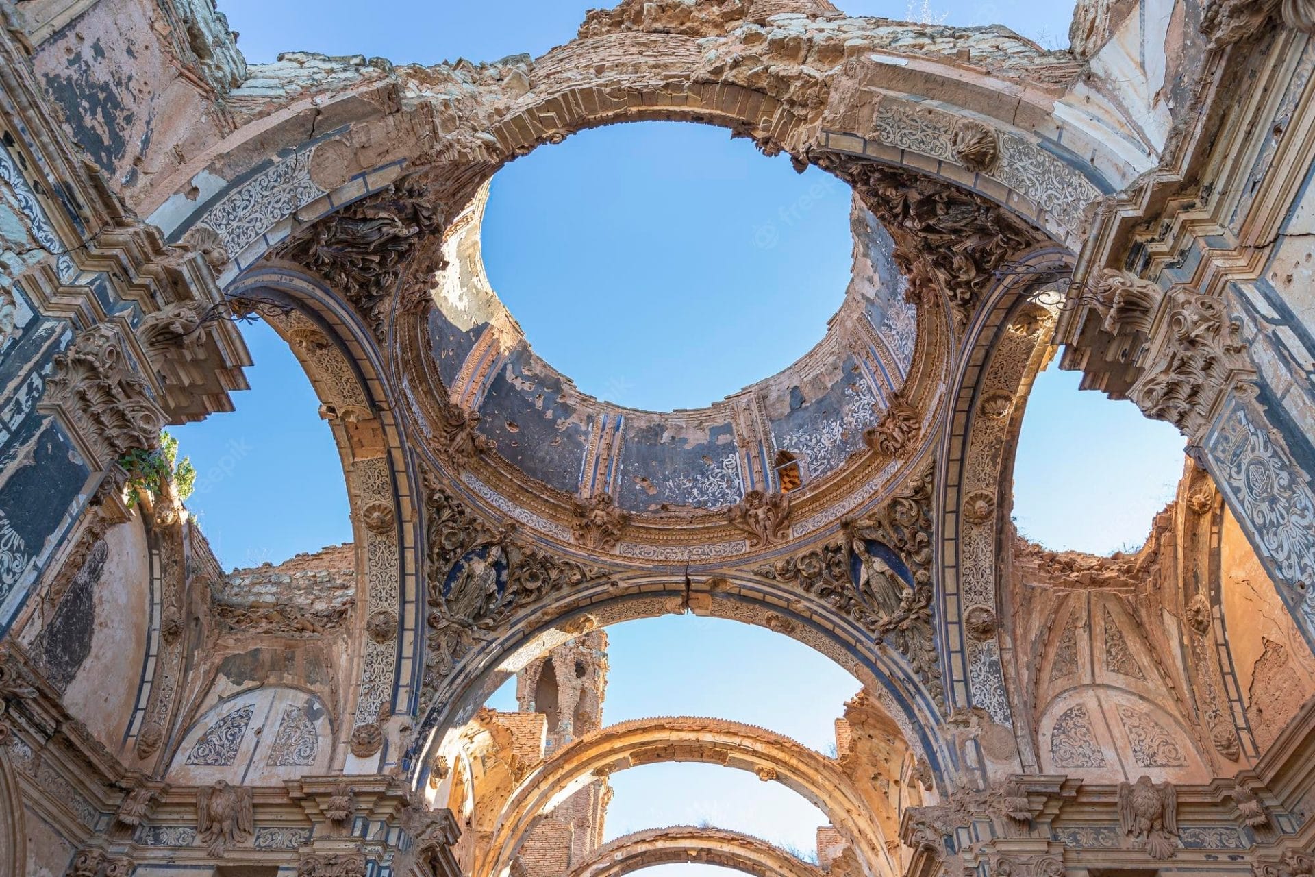 A Belchite, le "Pompeï" de la guerre civile en Espagne