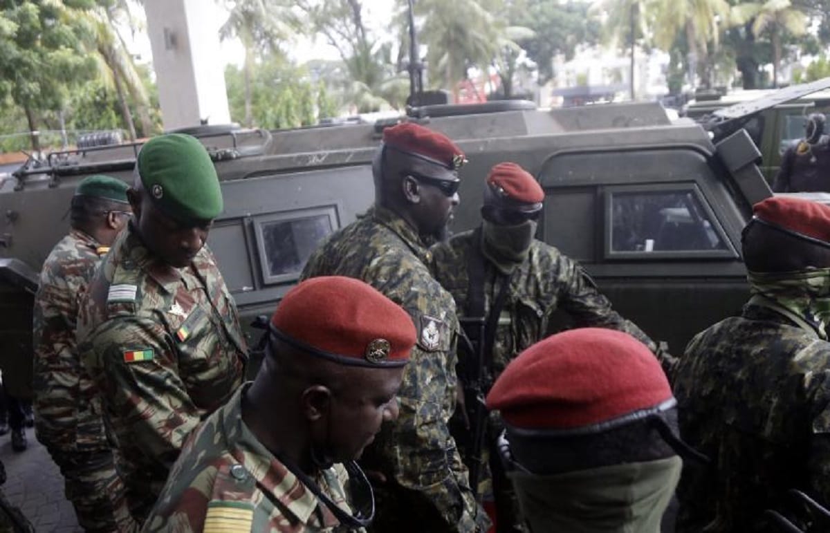 Le colonel Mamady Doumbouya qui a pris le pouvoir en Guinée en septembre 2021 © DR