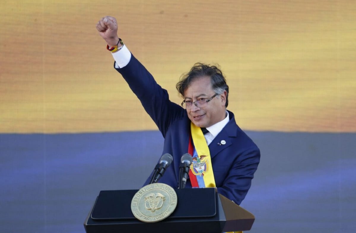 Le nouveau président colombien de gauche radicale, Gustavo Petro © DR