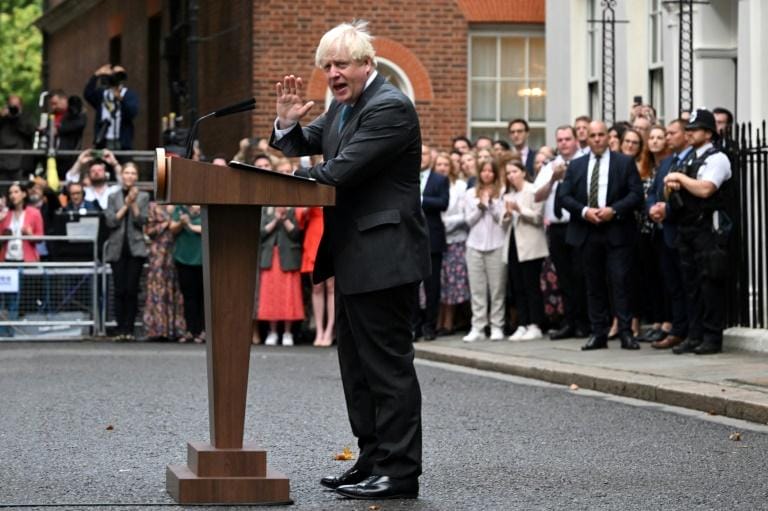 Dernière déclaration publique de Boris Johnson en tant que Premier ministre britannique