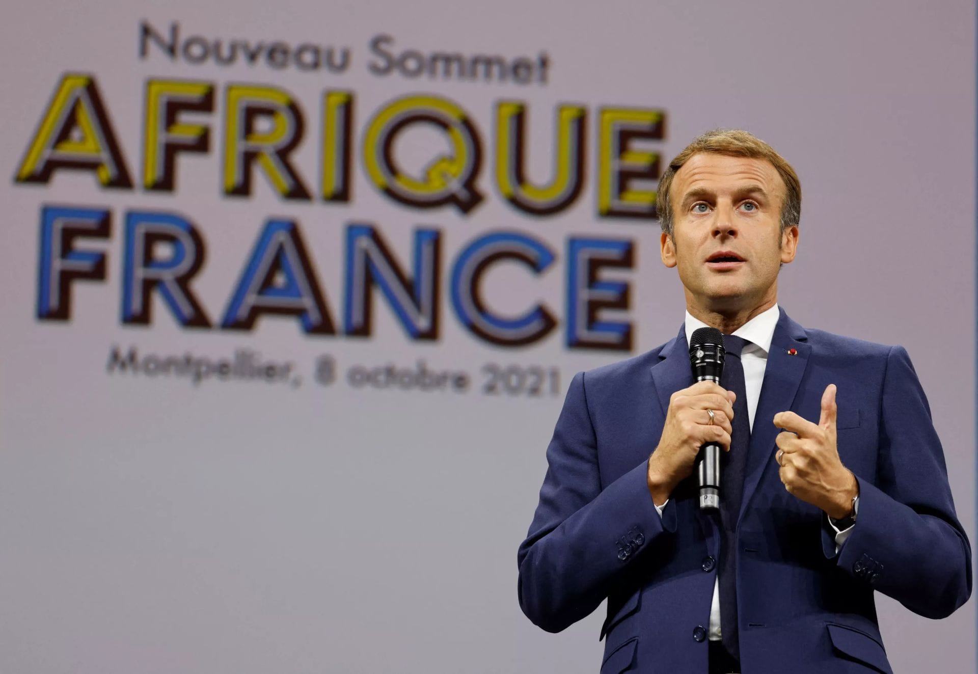 Lancement de la "fondation pour la démocratie" de Macron en Afrique