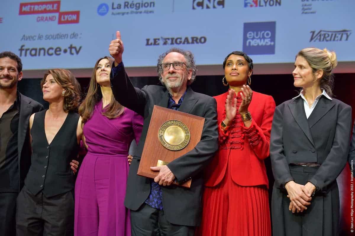 Le réalisateur américain Tim Burton reçoit le 14ème Prix Lumière à Lyon