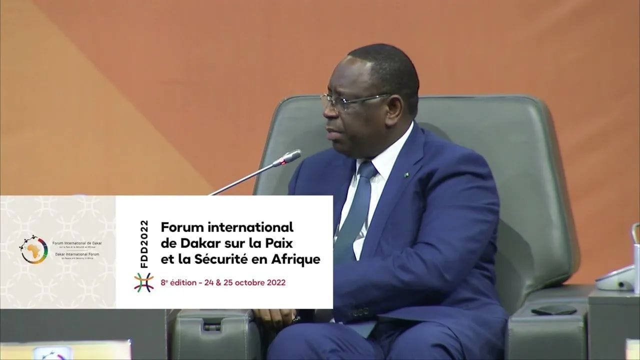 Sénégal : fin du Forum international de Dakar sur la paix et la sécurité