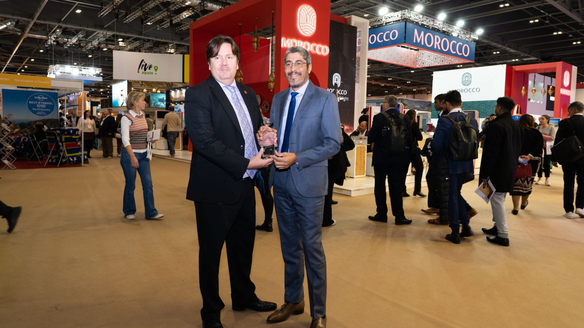 L'ONMT décroche le prix du meilleur stand à Londres au WTM