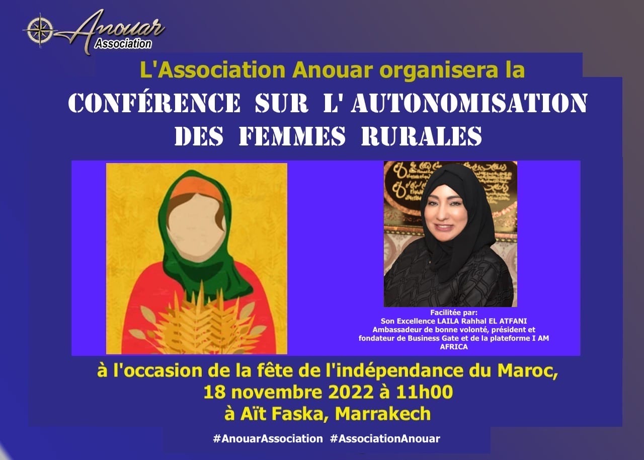 L'association Anouar organise un colloque sur l'autonomisation des femmes rurales