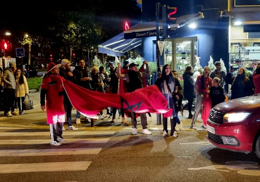 Mondial 2022 : les supporters marocains manifestent leur joie 1 Mondial 2022 : les supporters marocains manifestent leur joie